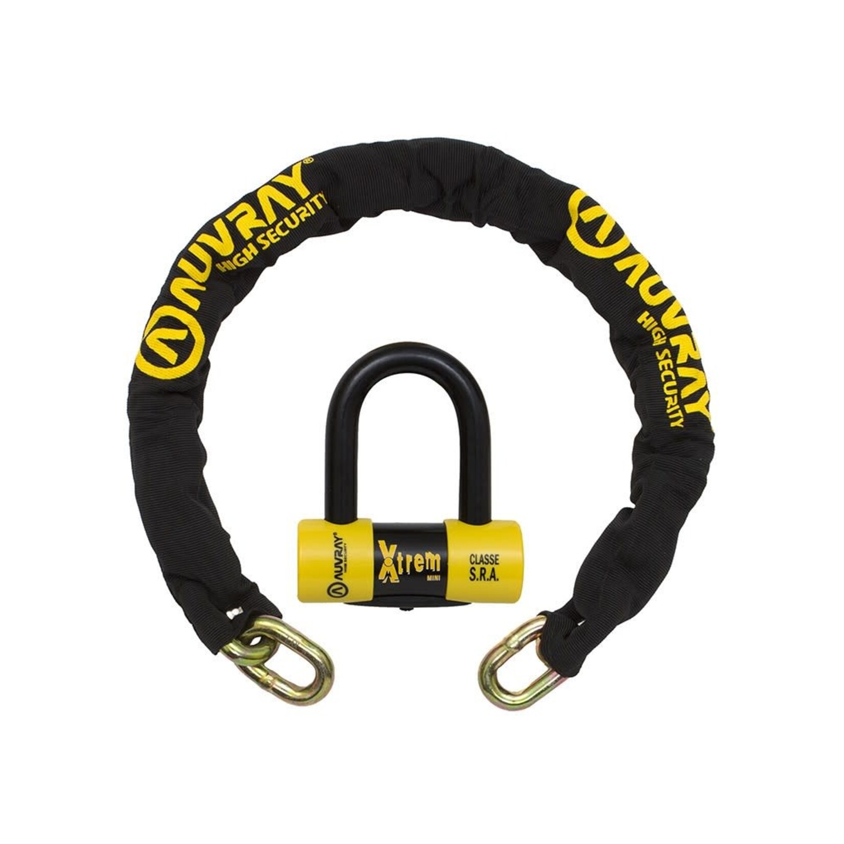 Auvray Auvray chain xtrem dia 13,5 mm SRA / disc lock xtrem mini dia 16 mm