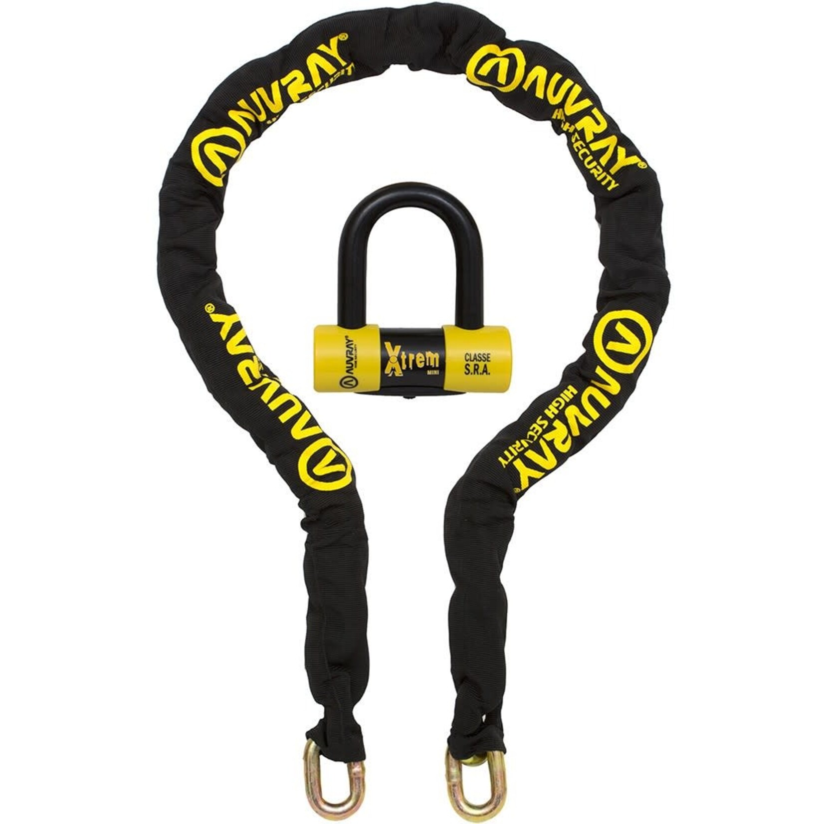 Auvray Auvray chain xtrem dia 13,5 mm SRA / disc lock xtrem mini dia 16 mm