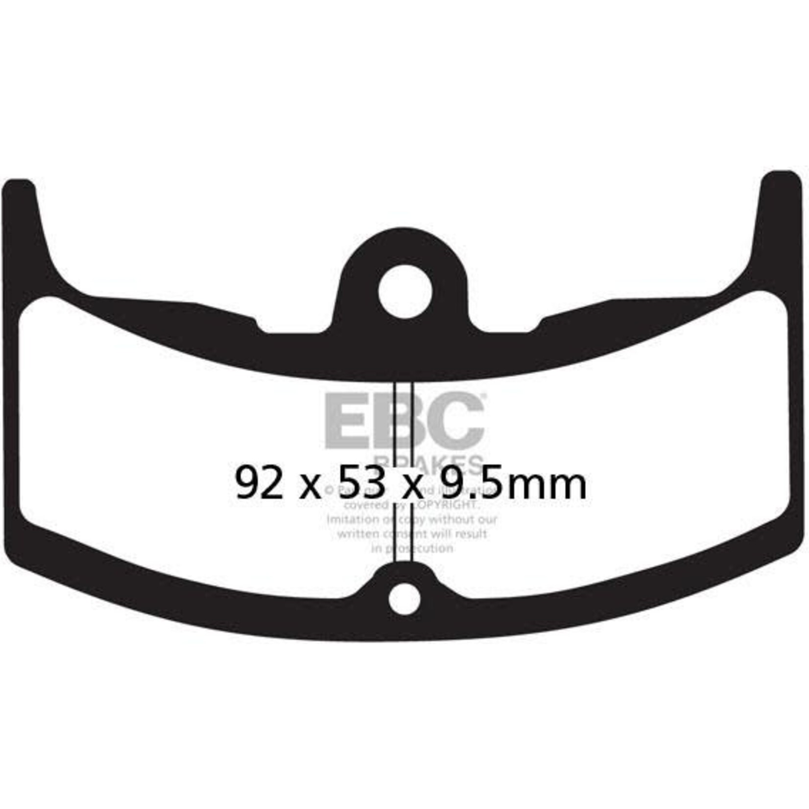 EBC EBC brake pad FA080/2 KEVLAR [MA71]