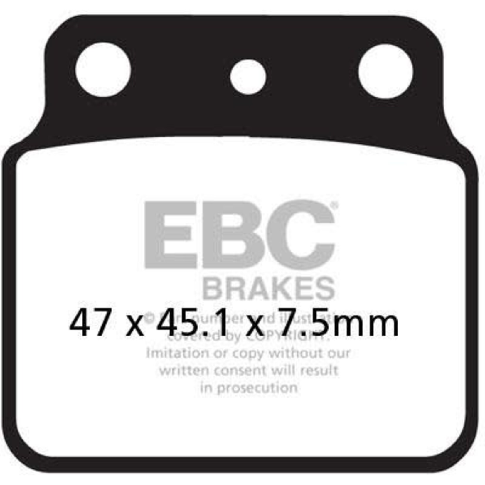 EBC EBC brake pad FA137 R sinter [MO149]