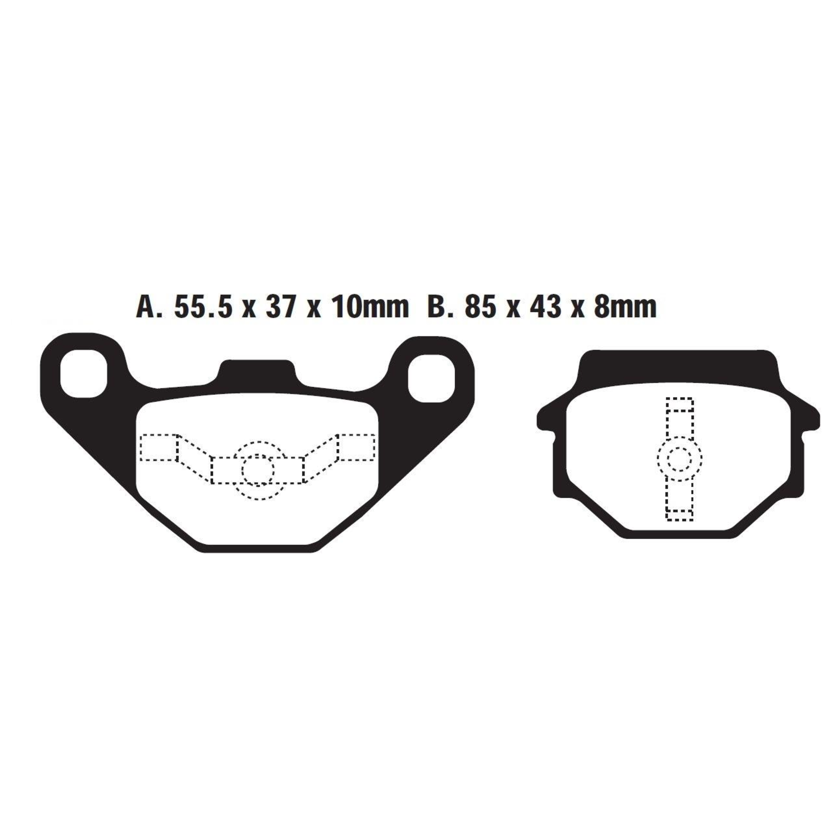 EBC EBC brake pad FA251 KEVLAR [MO192]