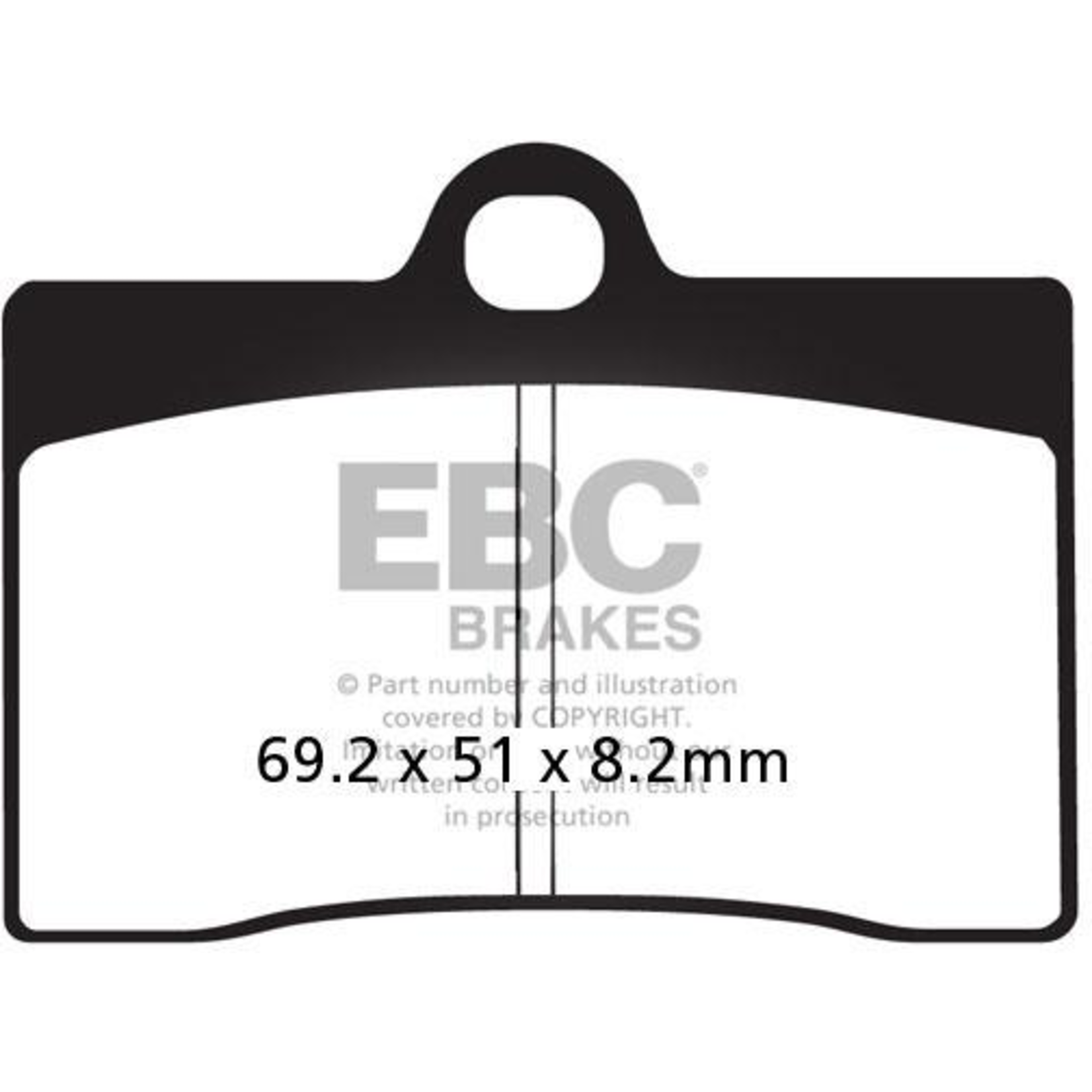 EBC EBC brake pad FA095 GHH [MA66]