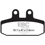 EBC EBC brake pad FA113 (FA256) KEVLAR [MA88] [ME196]