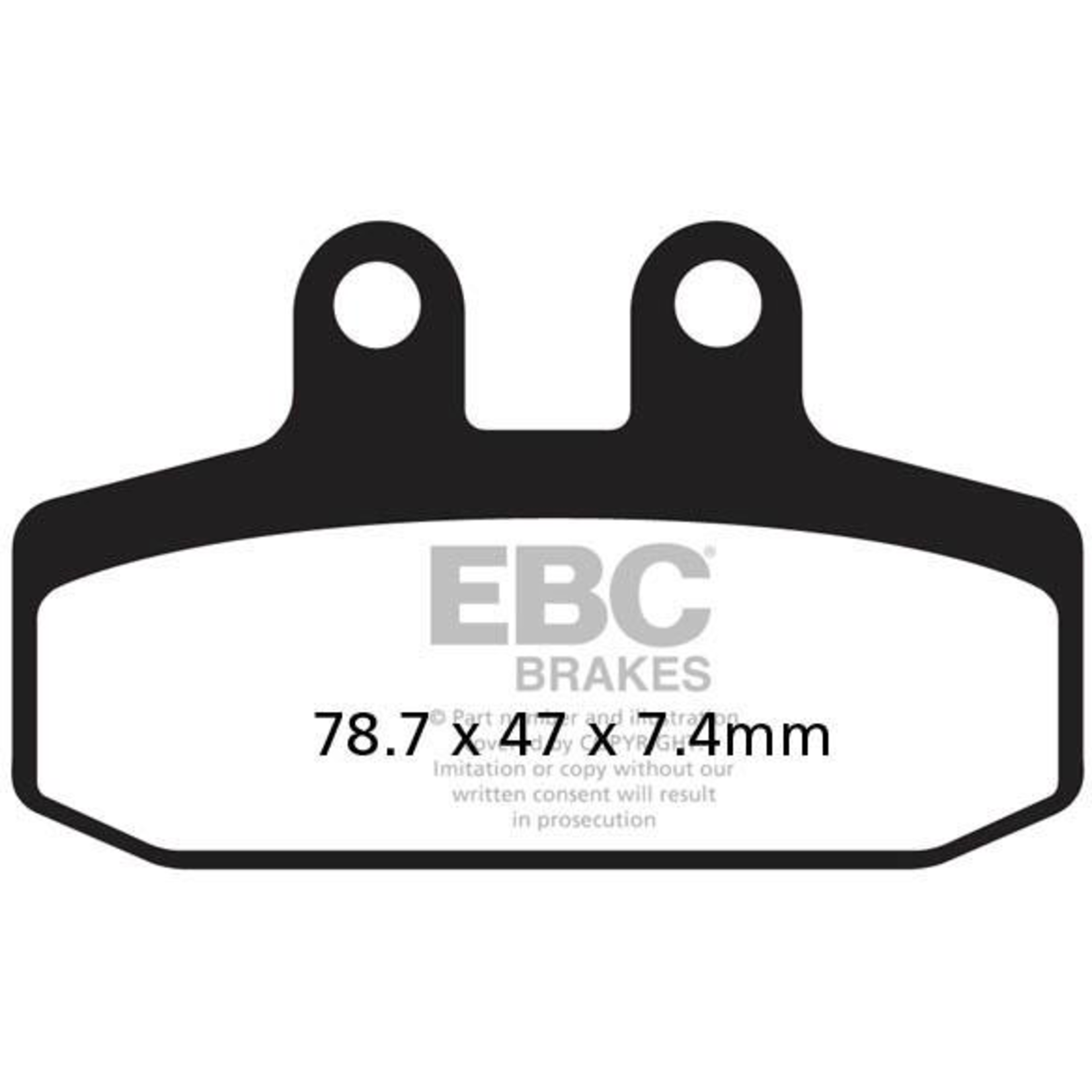EBC EBC brake pad FA113 (FA256) KEVLAR [MA88] [ME196]