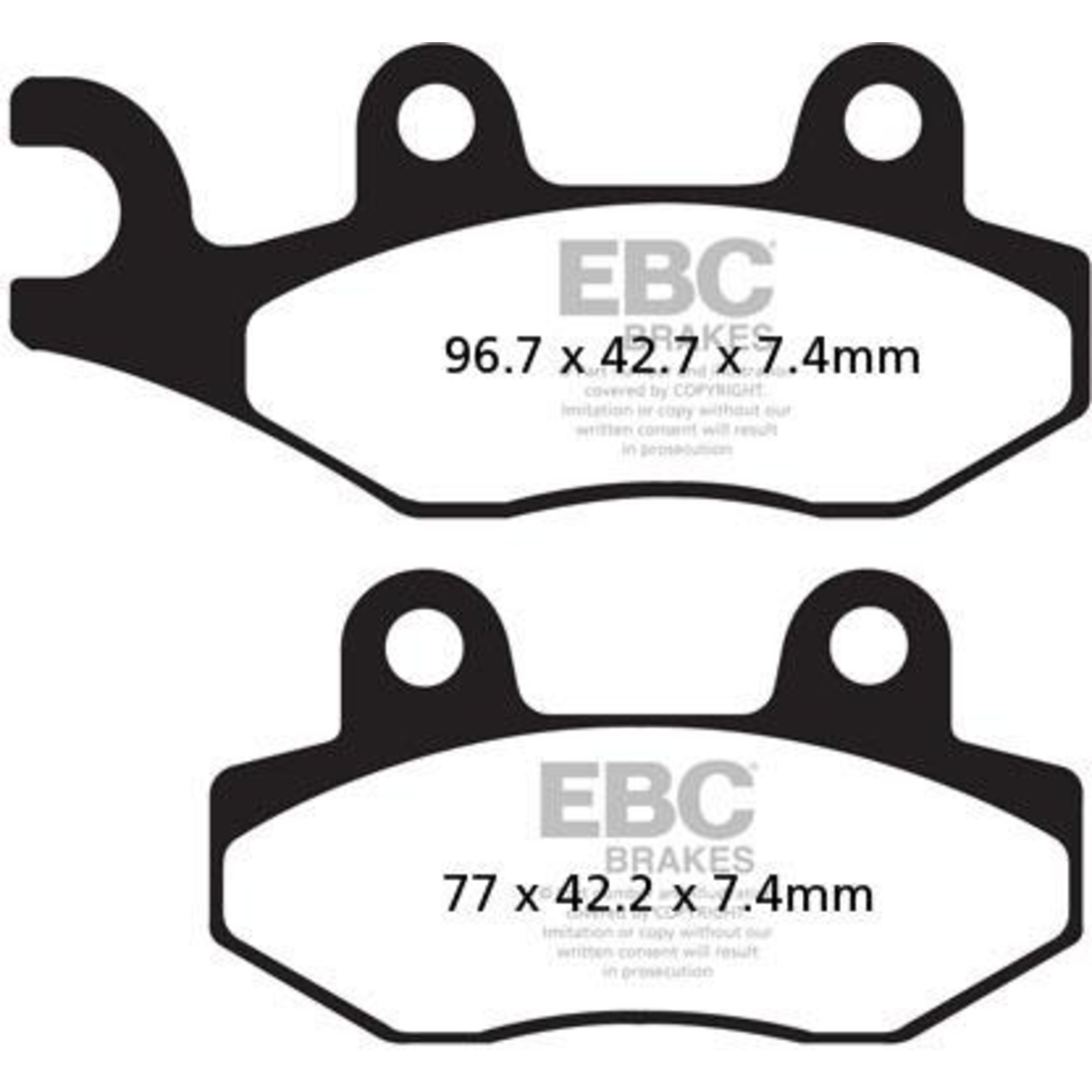 EBC EBC brake pad FA135 KEVLAR [MA111]