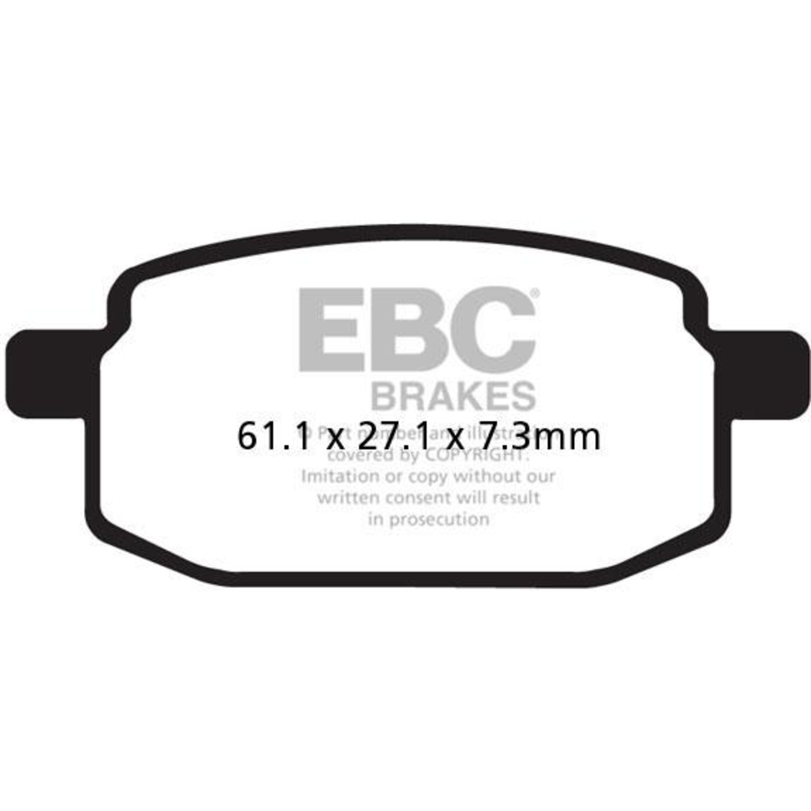 EBC EBC brake pad FA169 KEVLAR [MA119]
