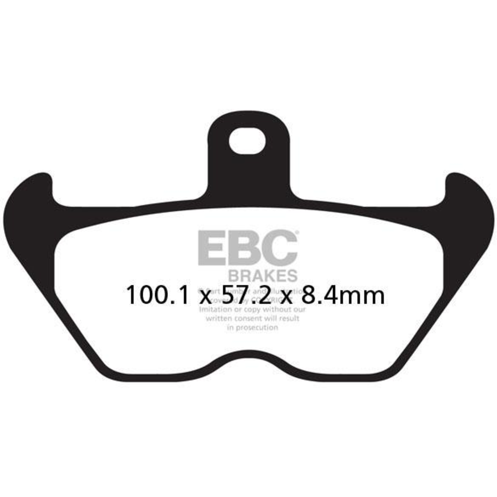 EBC EBC brake pad FA170 (fa407) Kevlar[MA203]