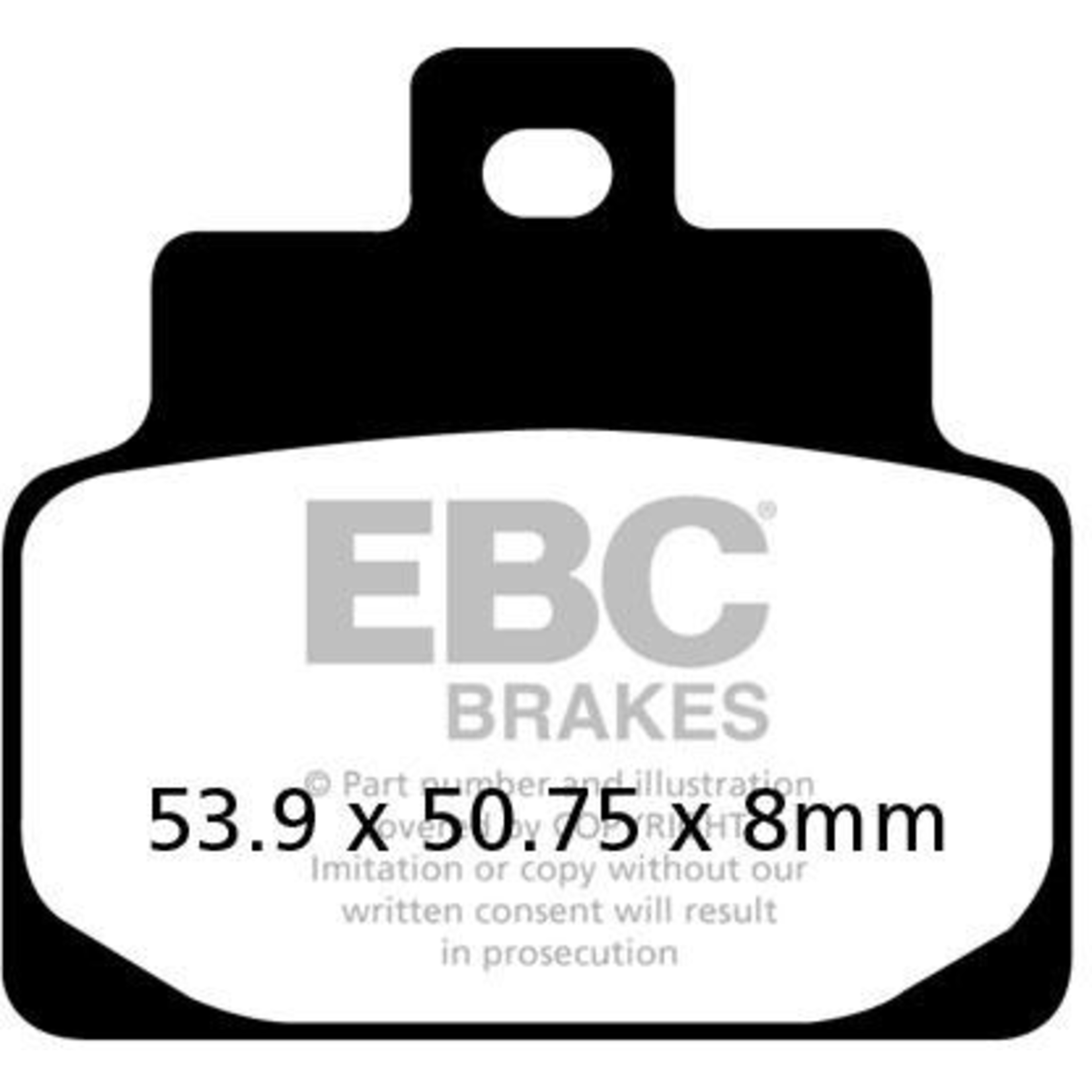 EBC EBC brake pad FA301 KEV [ME248]