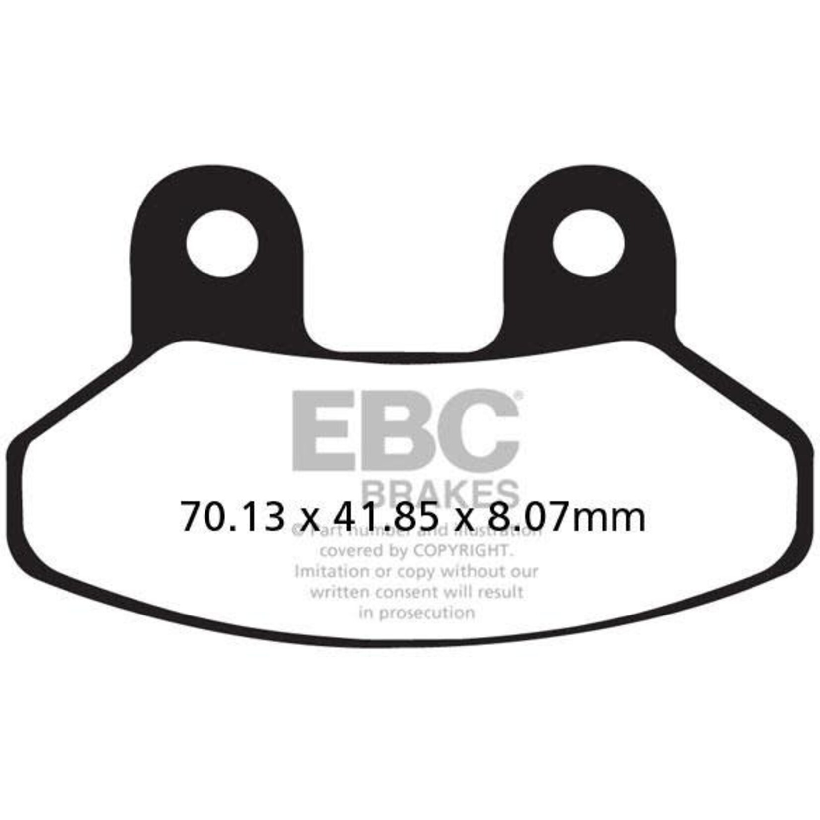 EBC EBC brake pad FA306 SFA [ME292]
