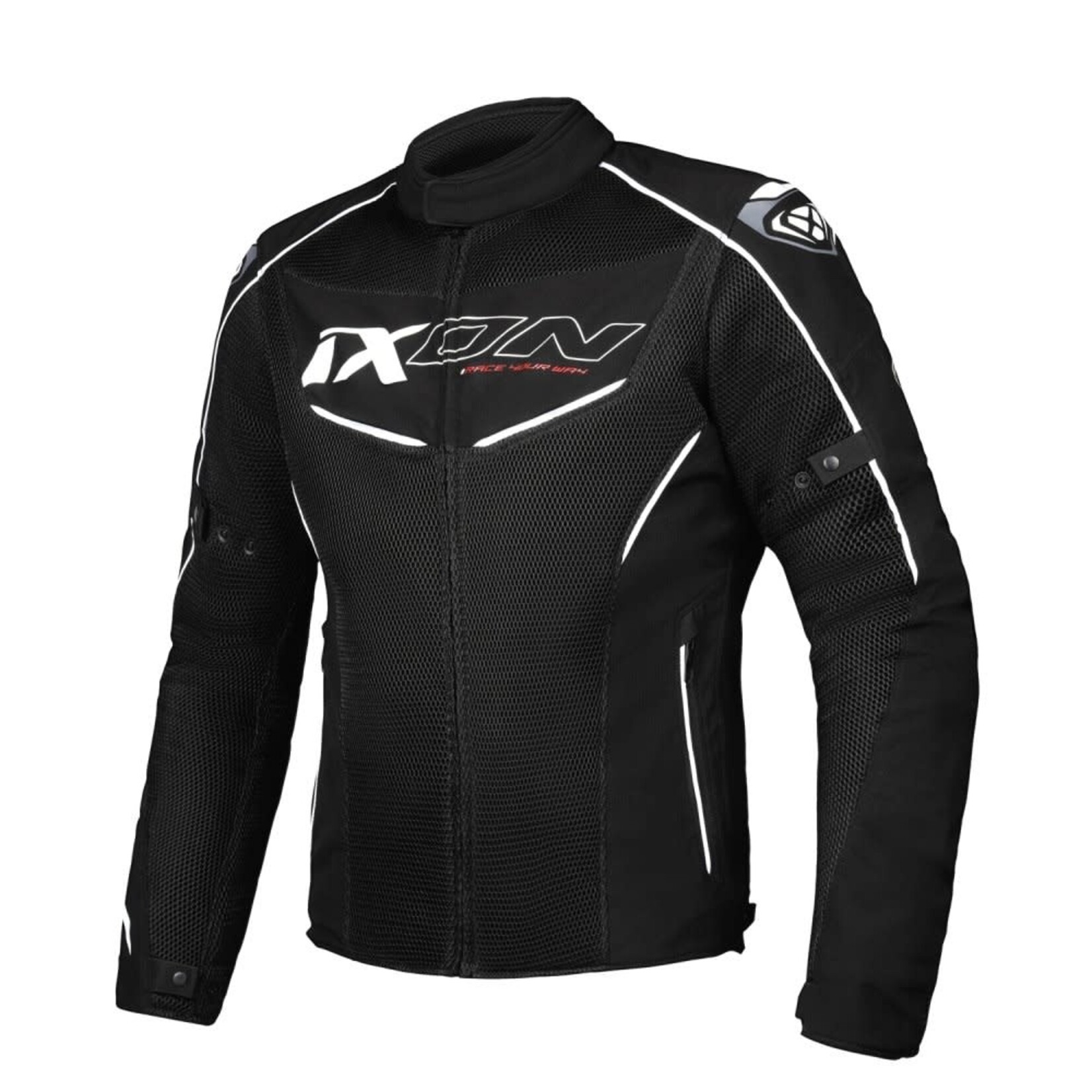 Ixon Ixon jacket textile flicker black/white
