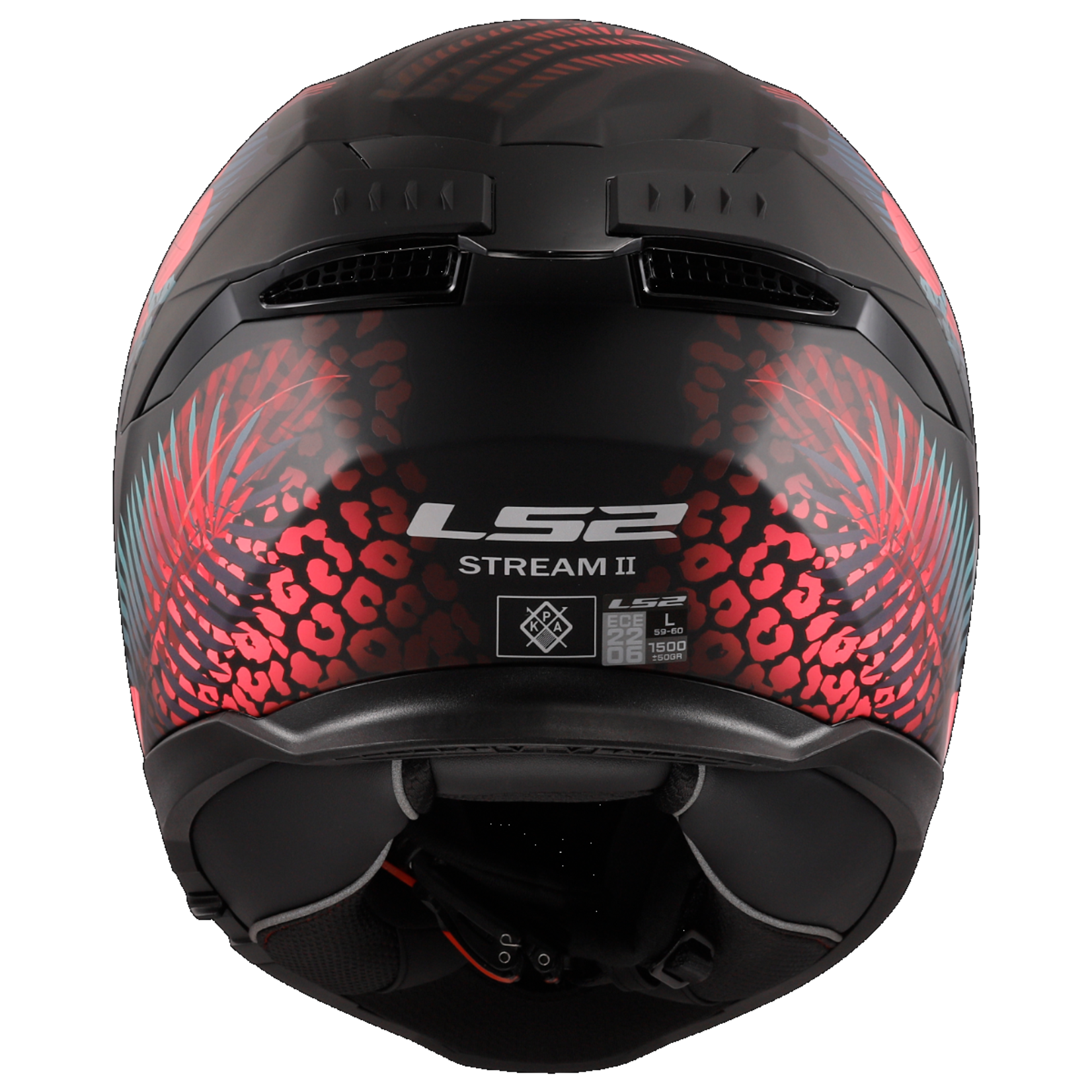 LS2 LS2 helmet FF808 STREAM II JUNGLE MATT.BLACK/PINK/BLUE