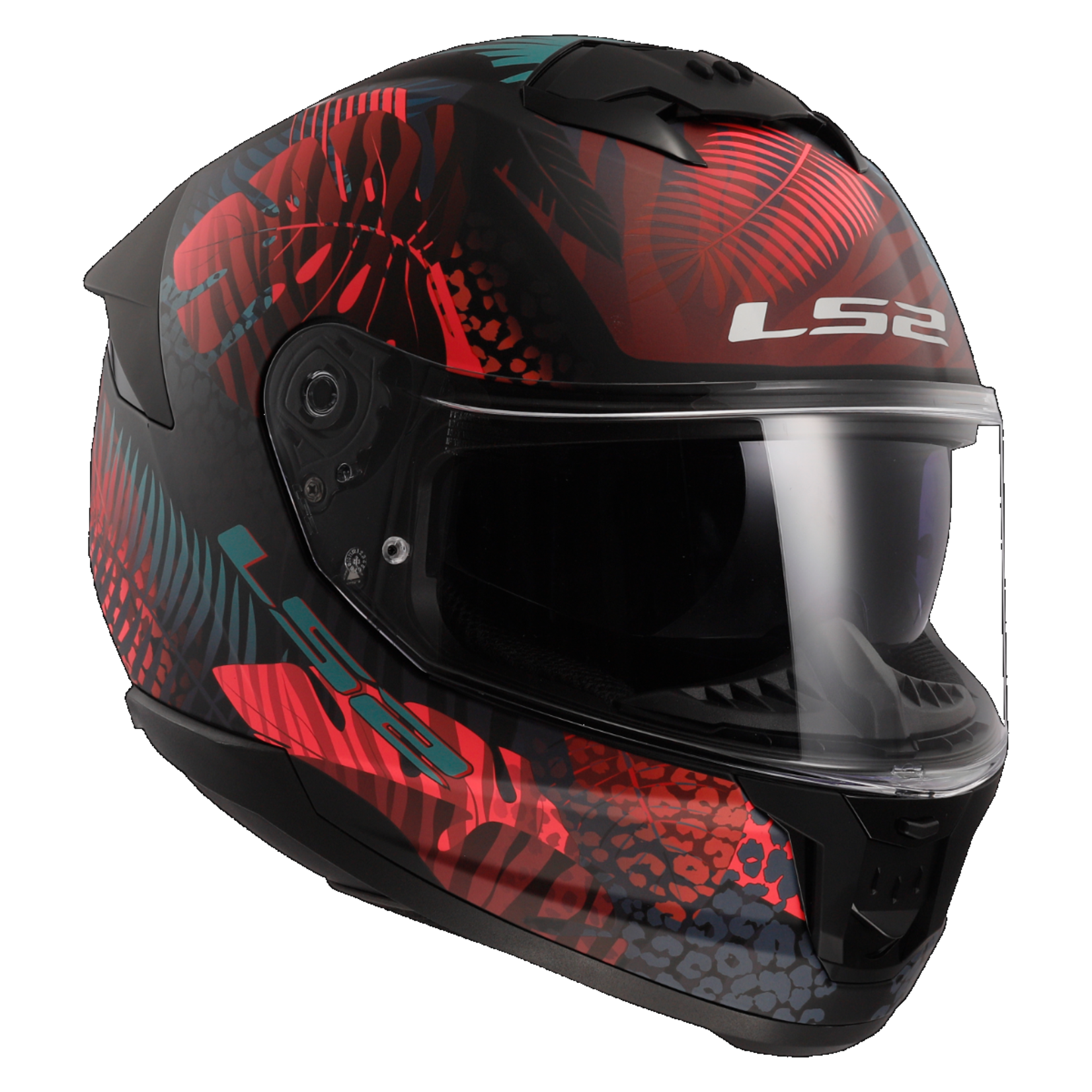 LS2 LS2 helmet FF808 STREAM II JUNGLE MATT.BLACK/PINK/BLUE