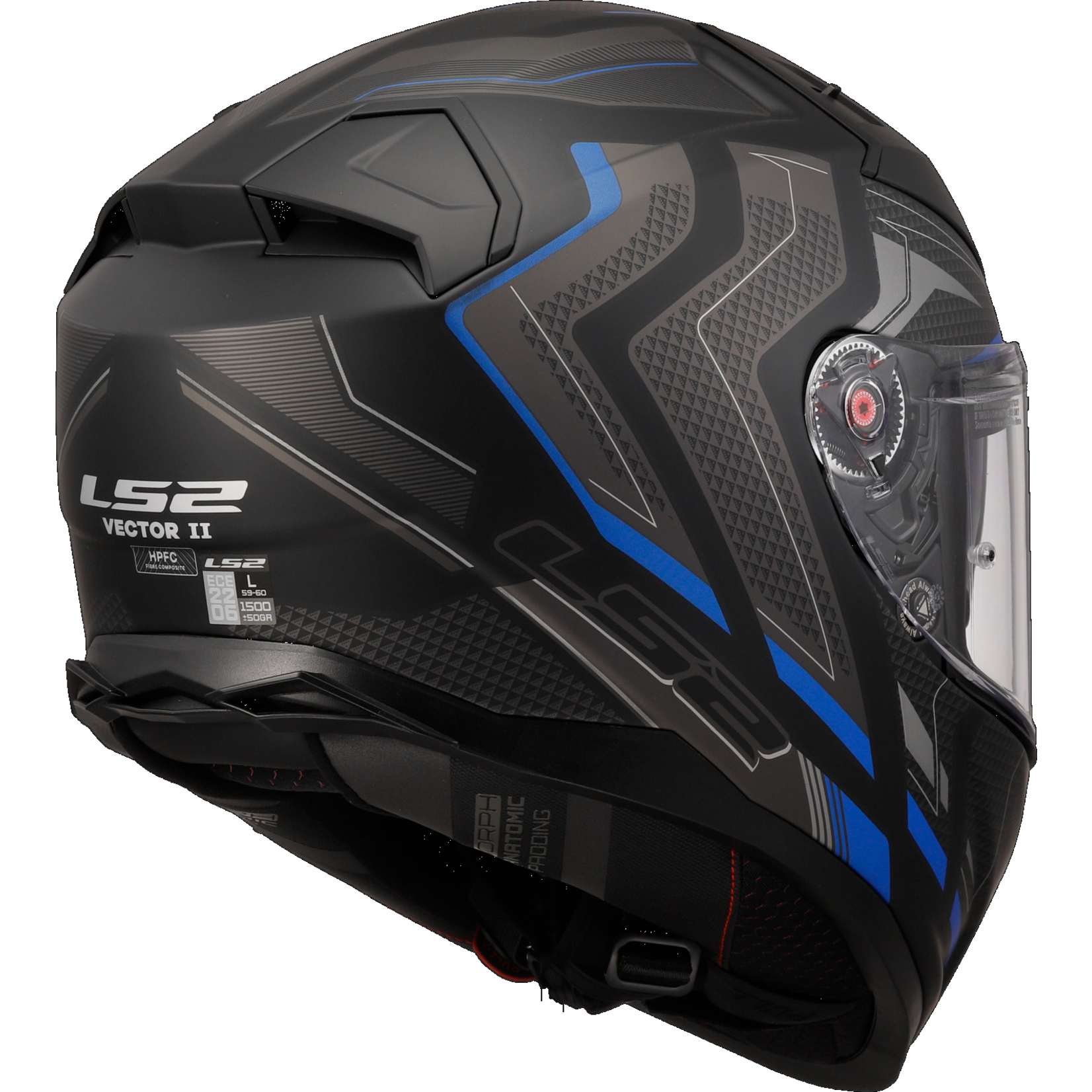 LS2 LS2 helmet FF811 VECTOR II ALIZER M.BLACK/BLUE