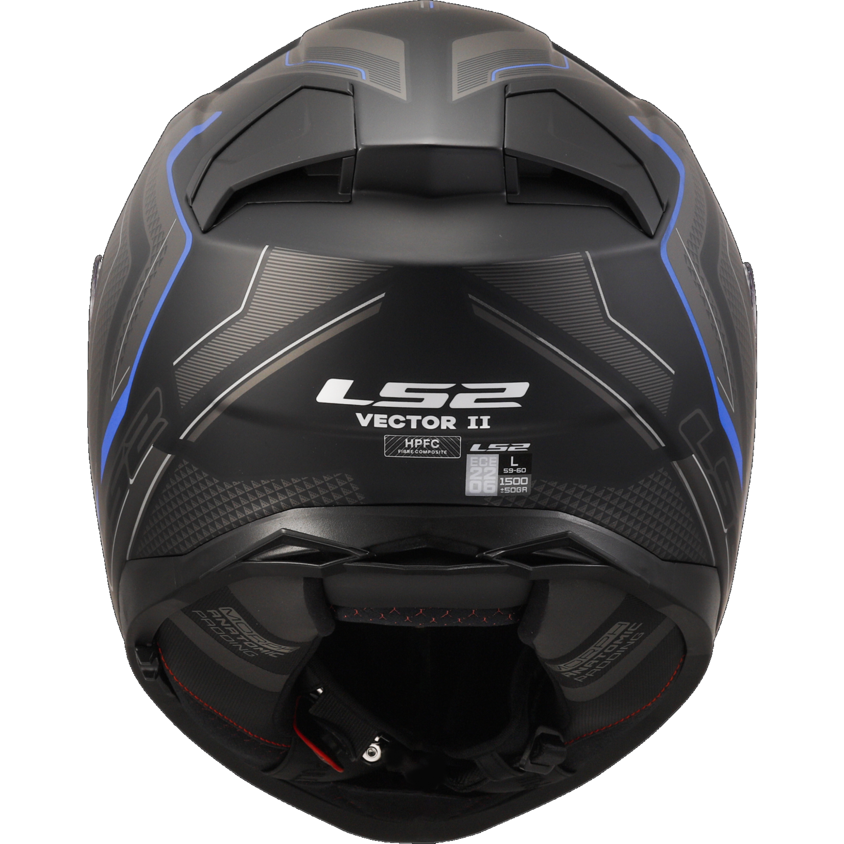 LS2 LS2 helmet FF811 VECTOR II ALIZER M.BLACK/BLUE