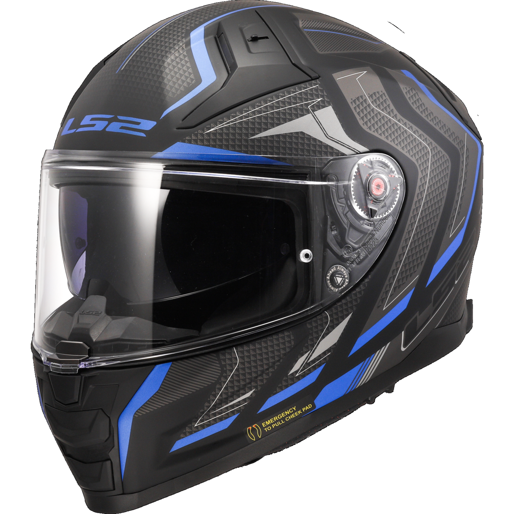 LS2 LS2 FF811 VECTOR II ALIZER M.BLACK BLUE