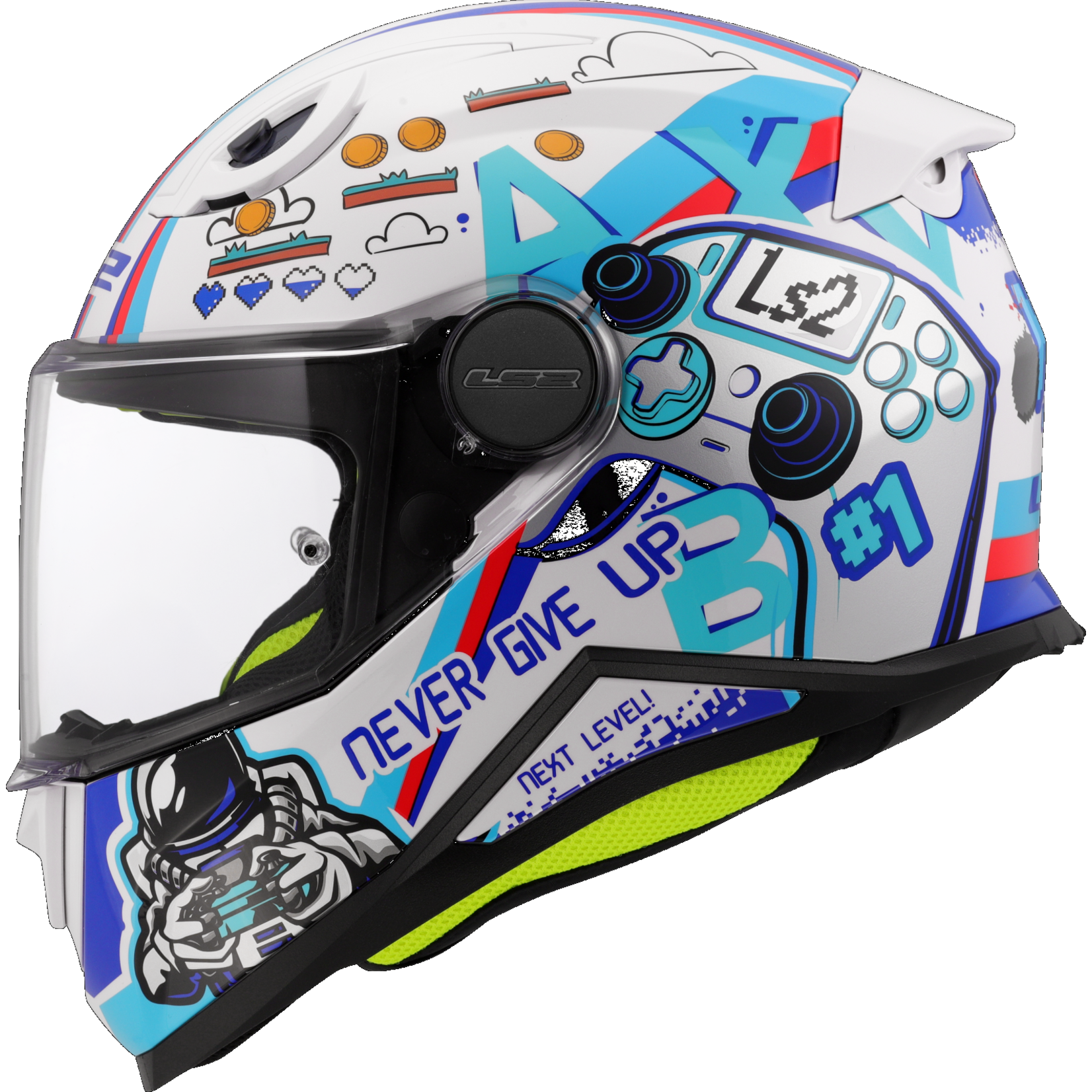 LS2 LS2 FF812 KID NEXT LEVEL WHITE