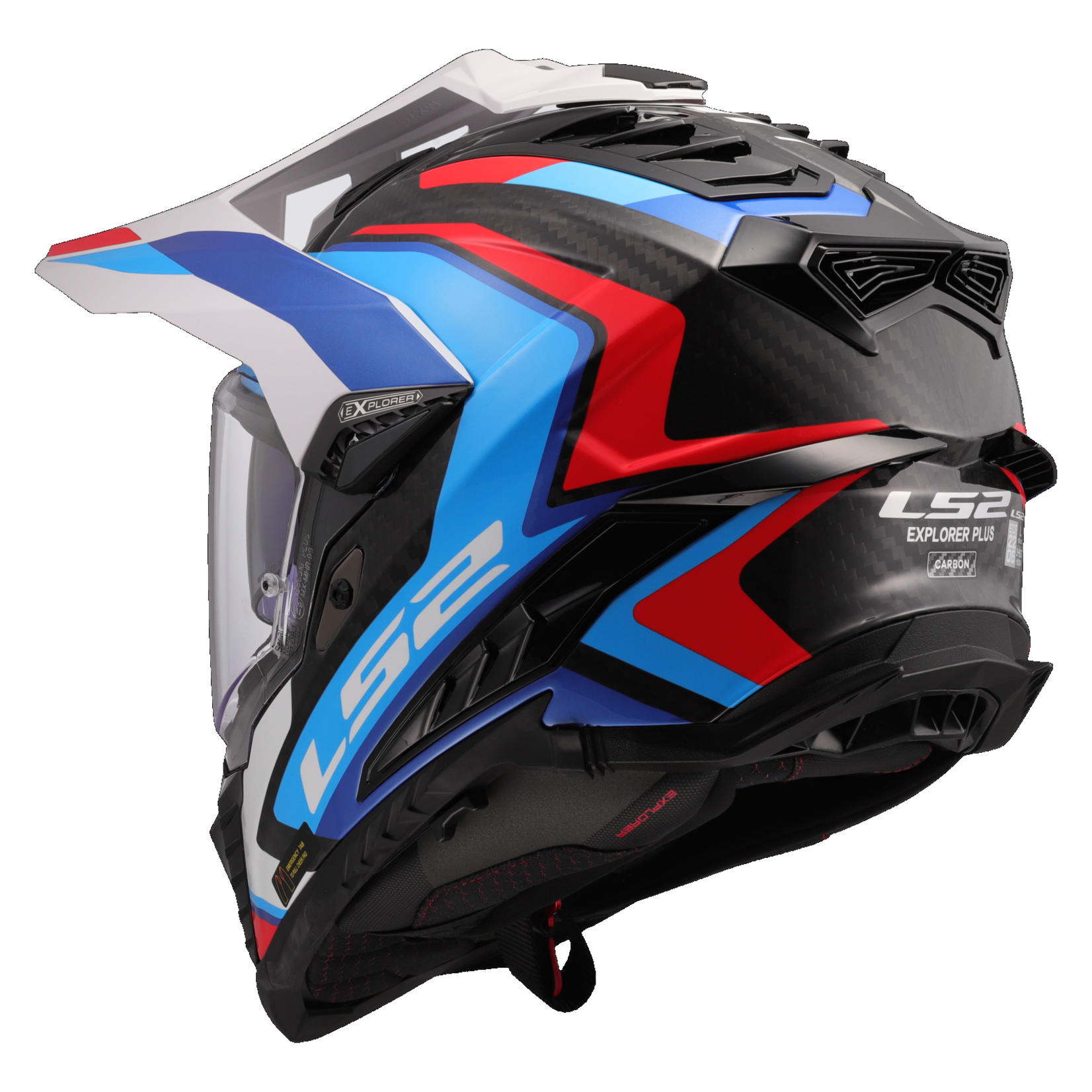 LS2 LS2 helmet MX701 C EXPLORER FRONTIER II GLOSS.WHITE/BLUE