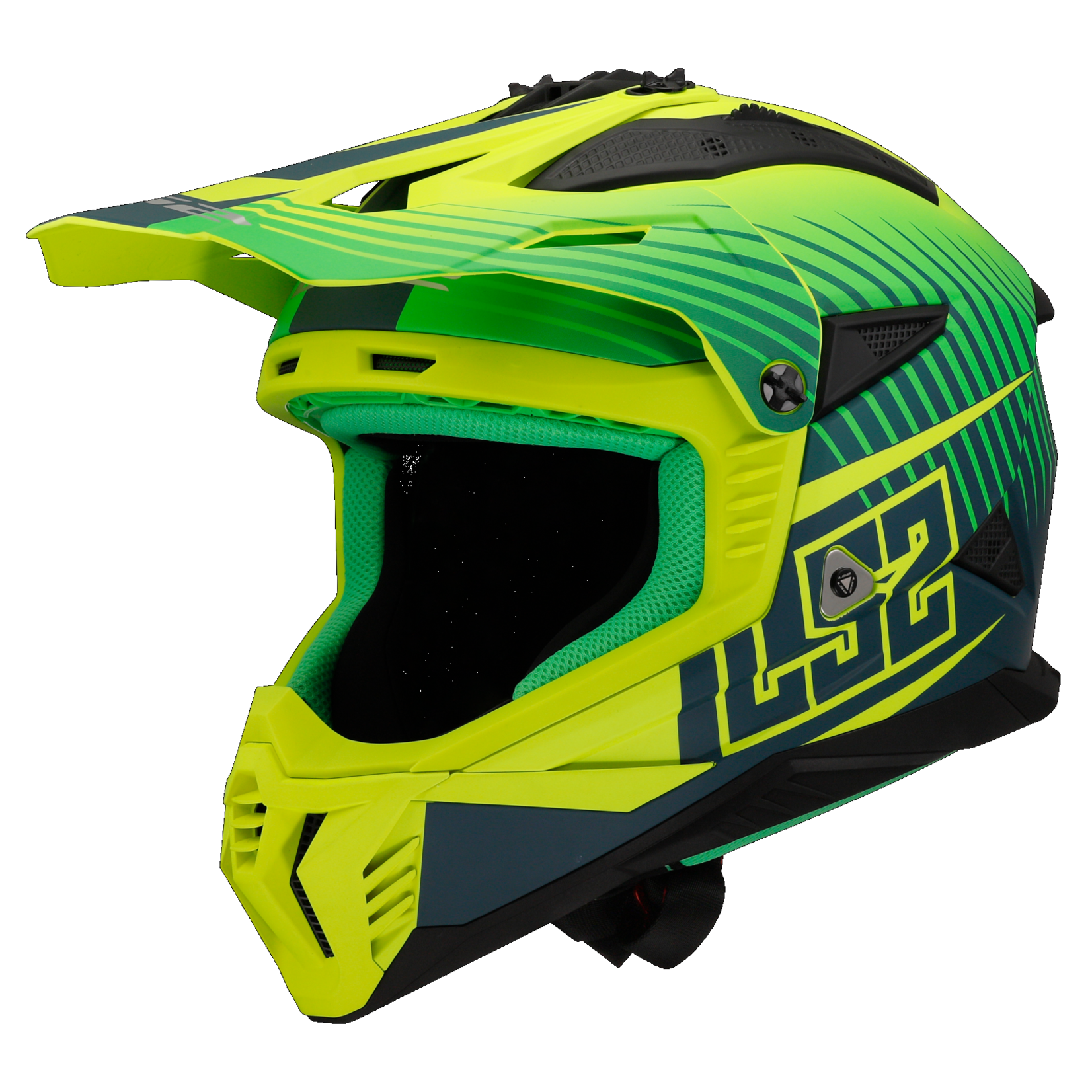 LS2 LS2 helmet MX708 FAST II DUCK M.FLUO.GREEN/FLUO.YELLOW