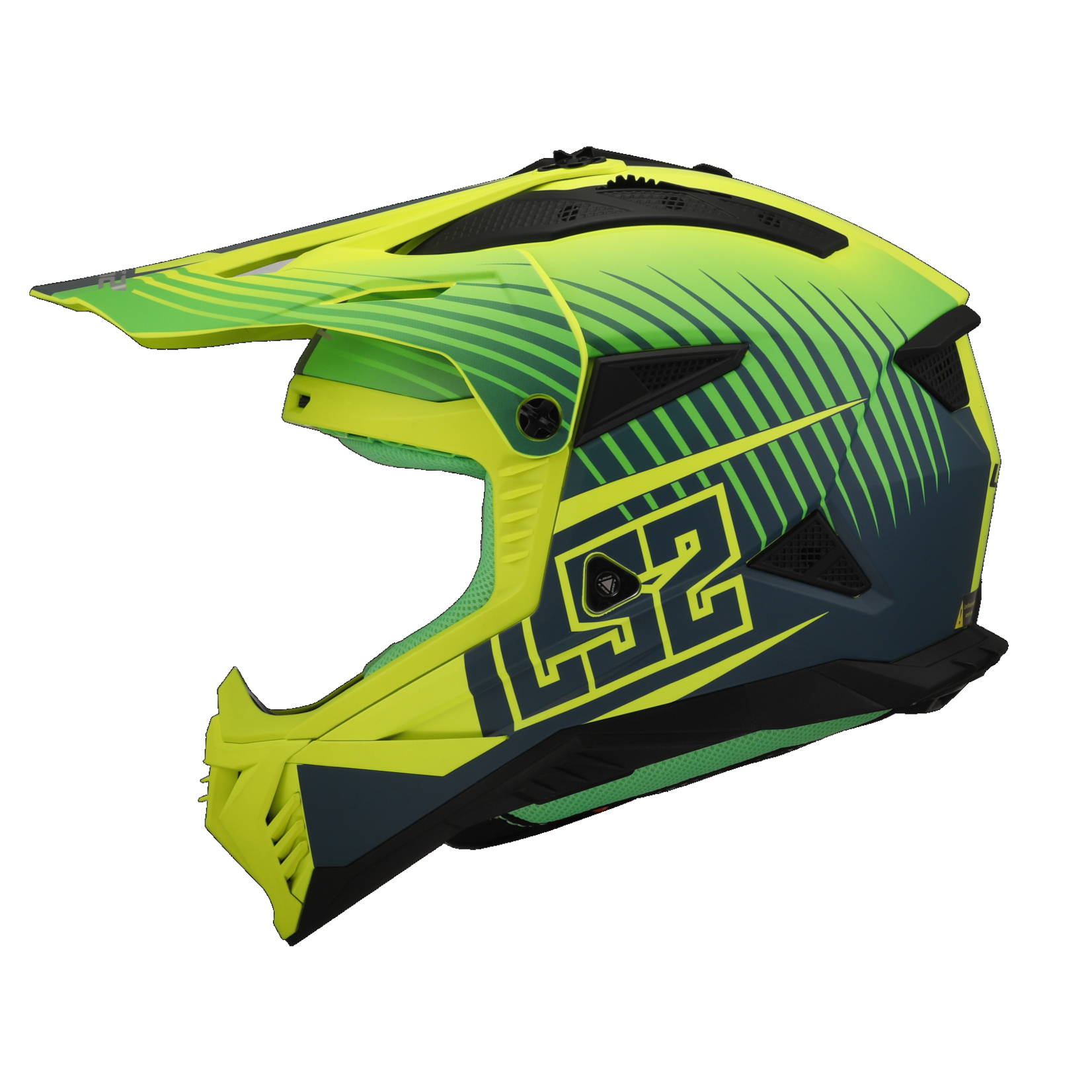 LS2 LS2 helmet MX708 FAST II DUCK M.FLUO.GREEN/FLUO.YELLOW