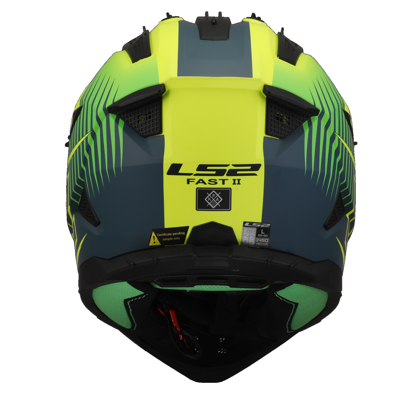 LS2 LS2 helmet MX708 FAST II DUCK M.FLUO.GREEN/FLUO.YELLOW