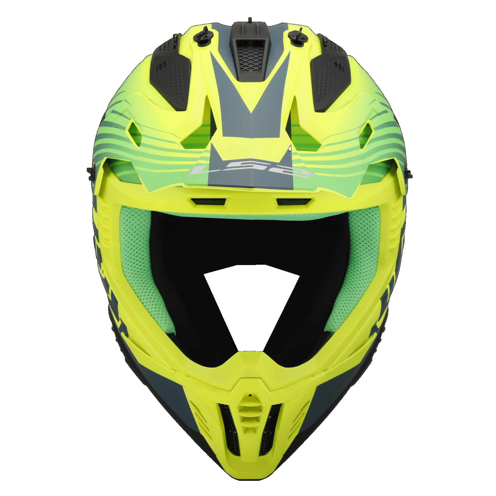 LS2 LS2 helmet MX708 FAST II DUCK M.FLUO.GREEN/FLUO.YELLOW