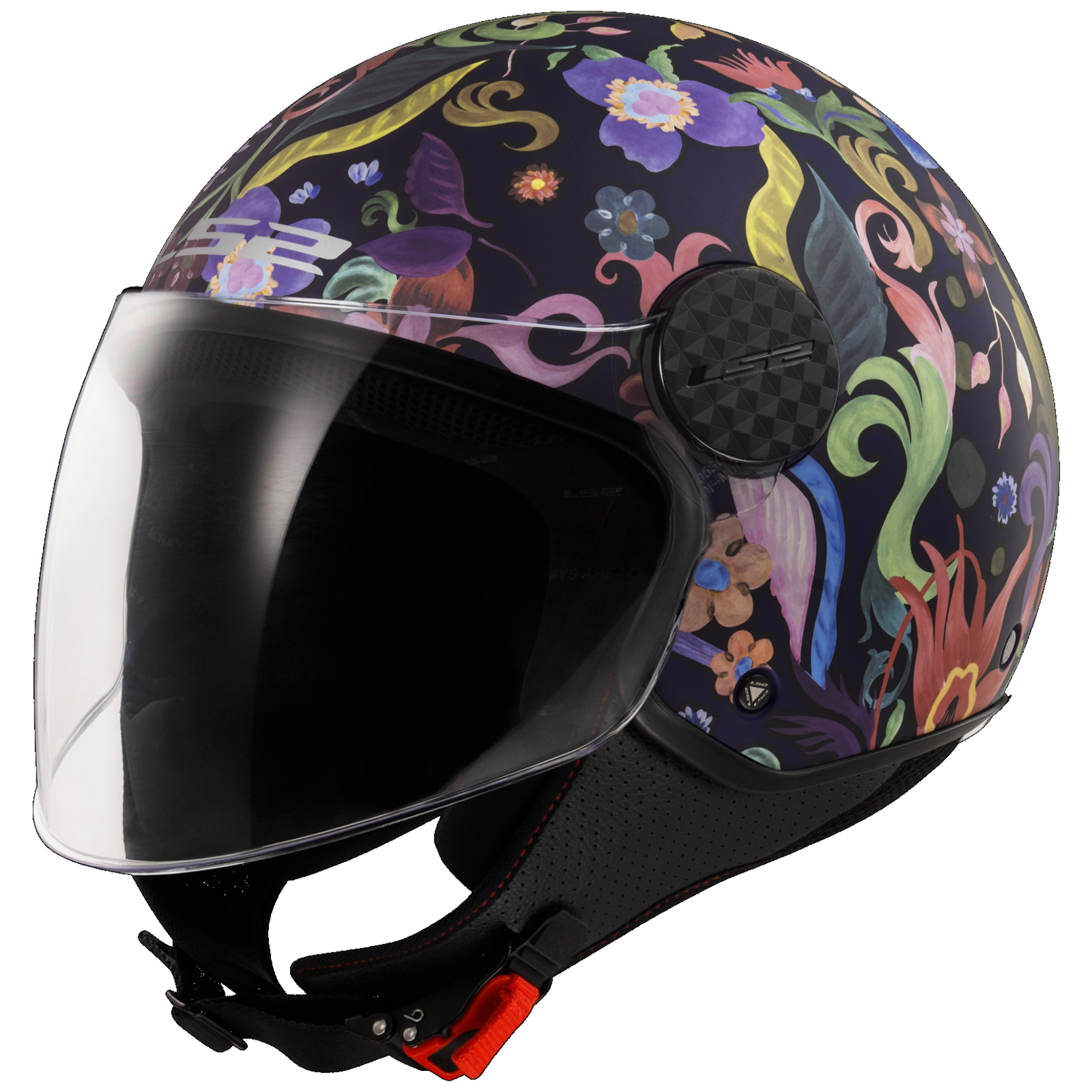 LS2 LS2 helmet OF558 SPHERE LUX II BLOOM BLUE/PINK