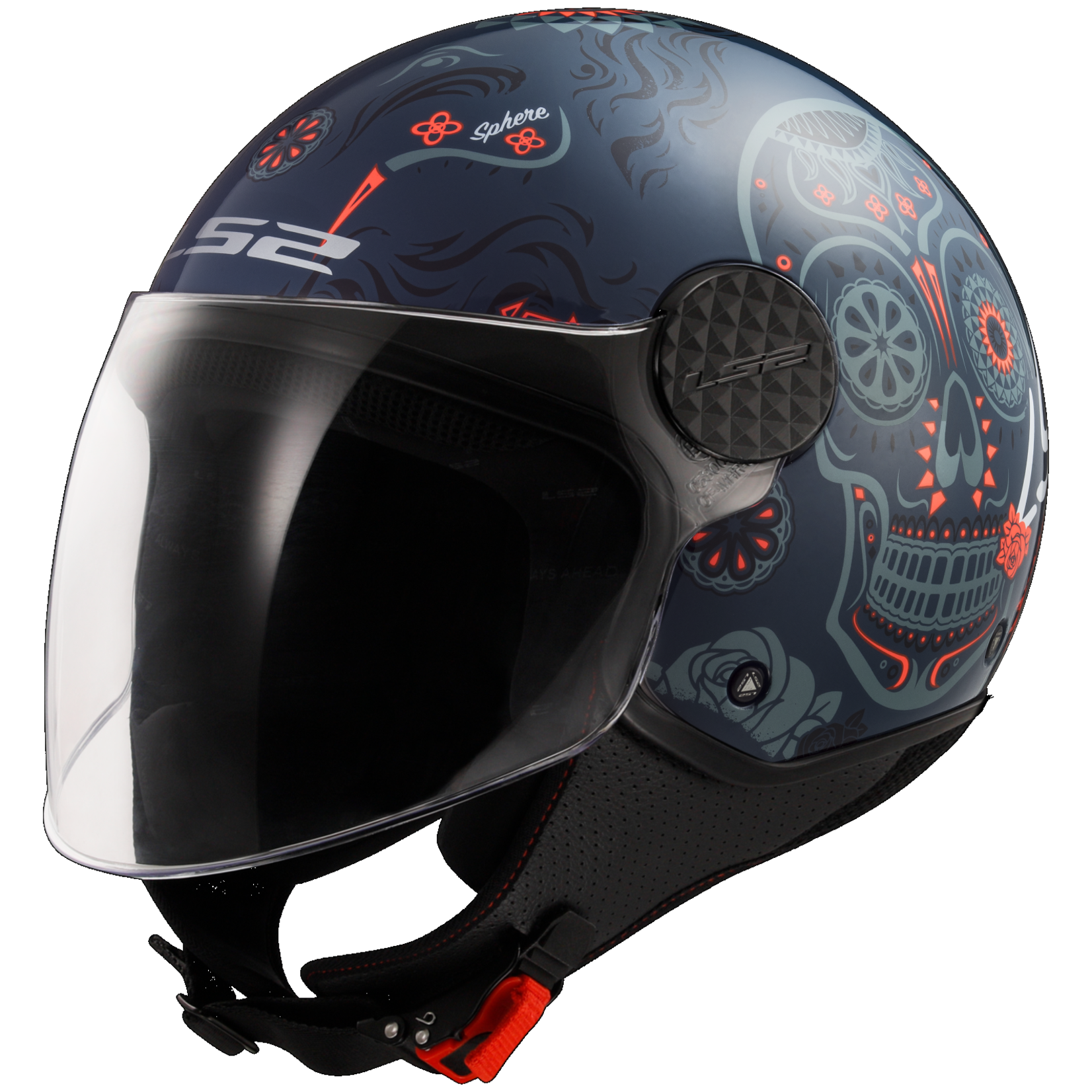 LS2 LS2 helmet  OF558 SPHERE LUX II MAXCA COBALT/ORANGE