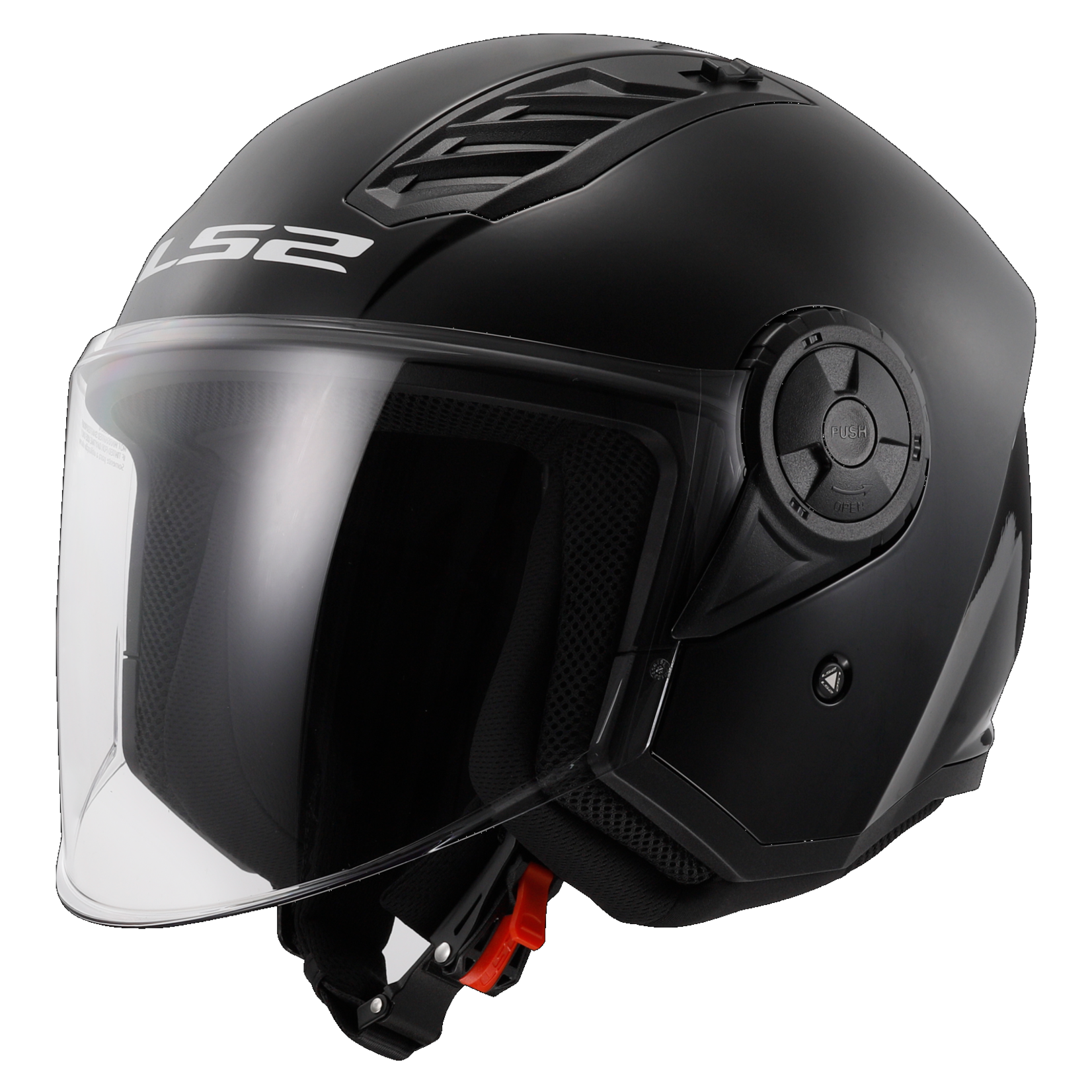 LS2 LS2 helmet OF616 AIRFLOW II SOLID GLOSS.BLACK