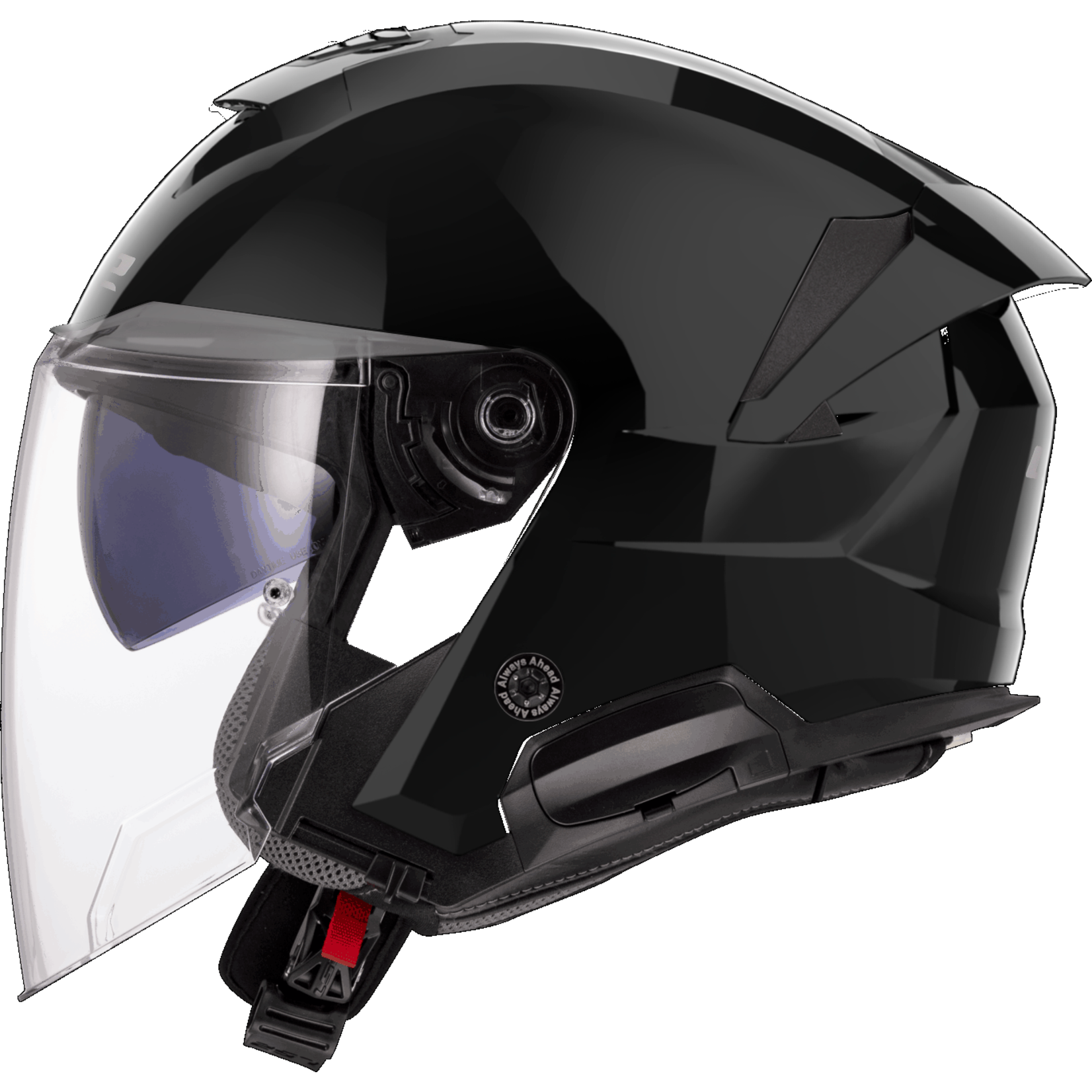 LS2 LS2 OF618 VERSO II SOLID GLOSS BLACK