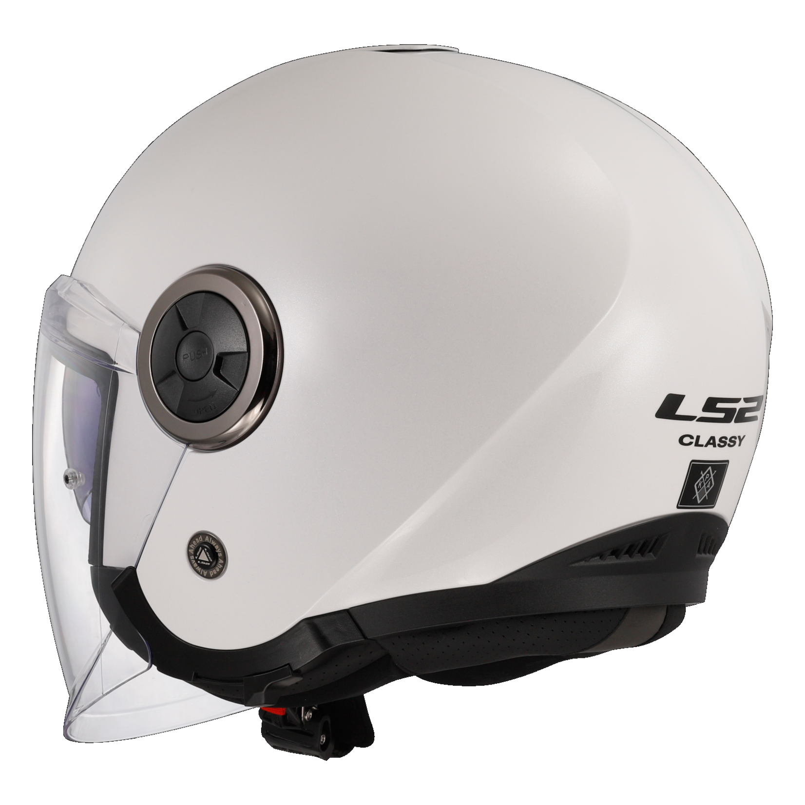 LS2 LS2 helmet OF620 CLASSY SOLID WHITE