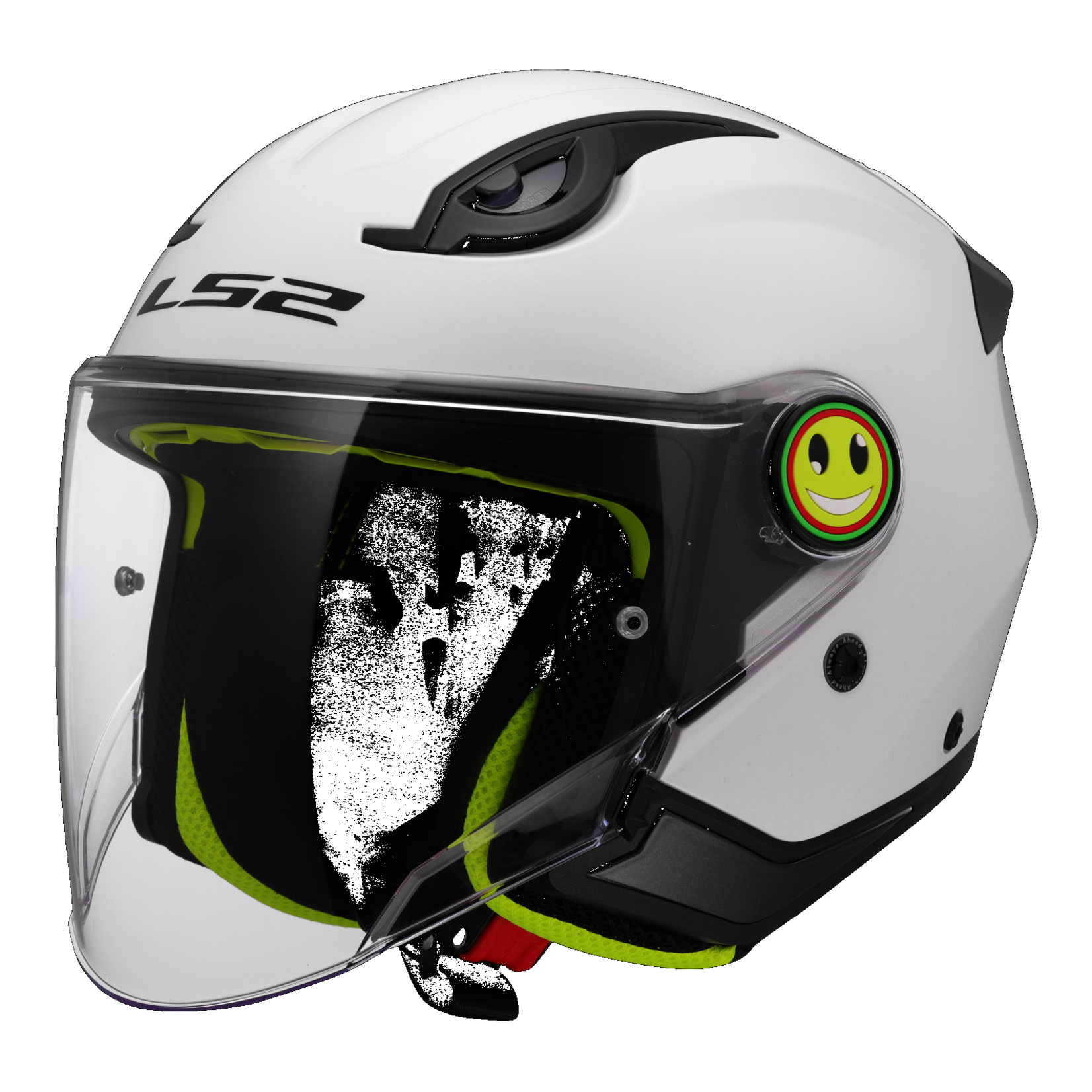 LS2 LS2 helmet OF622 FUNNY II SOLID WHITE