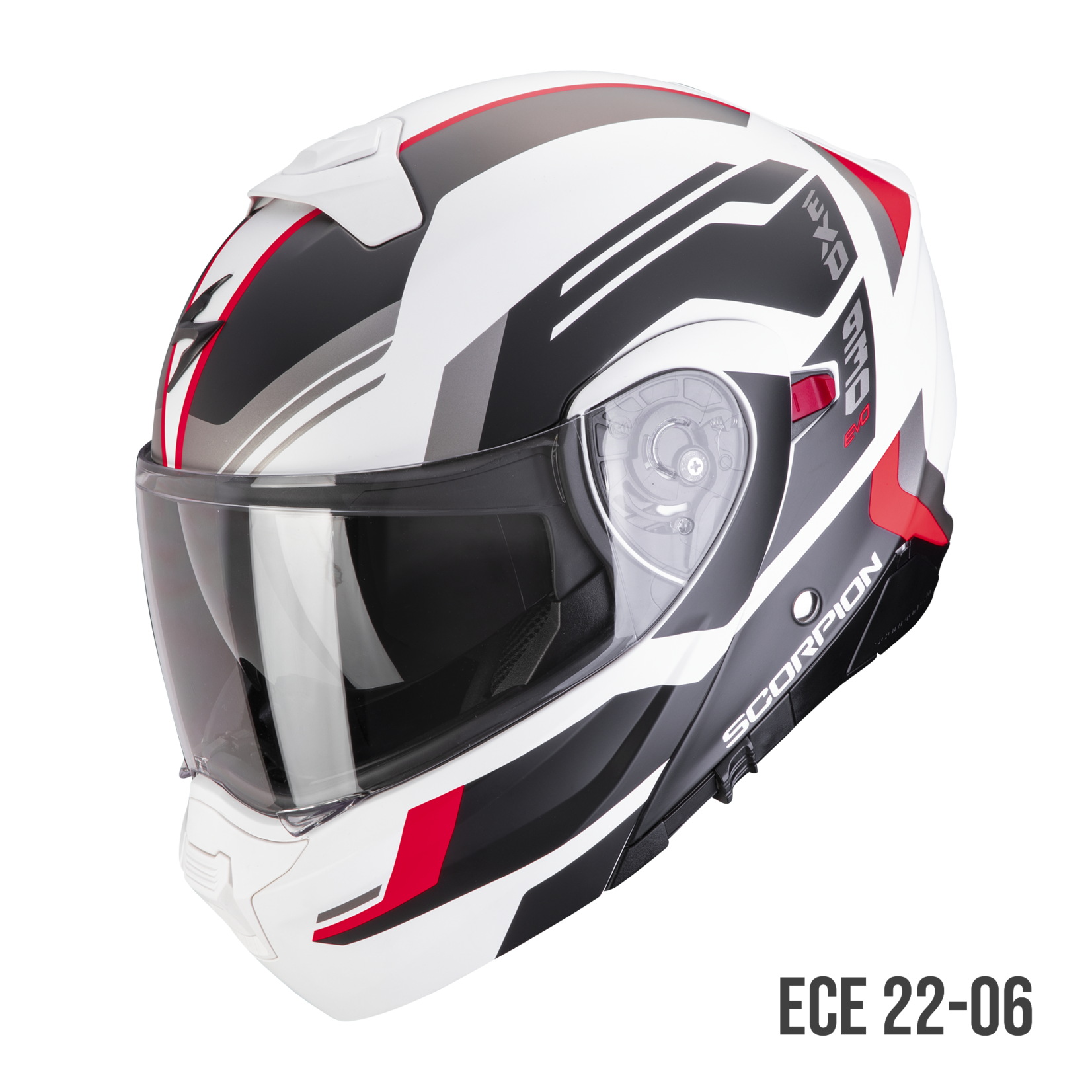 Scorpion Scorpion helmet EXO-930 EVO SIKON white.mat/black/red