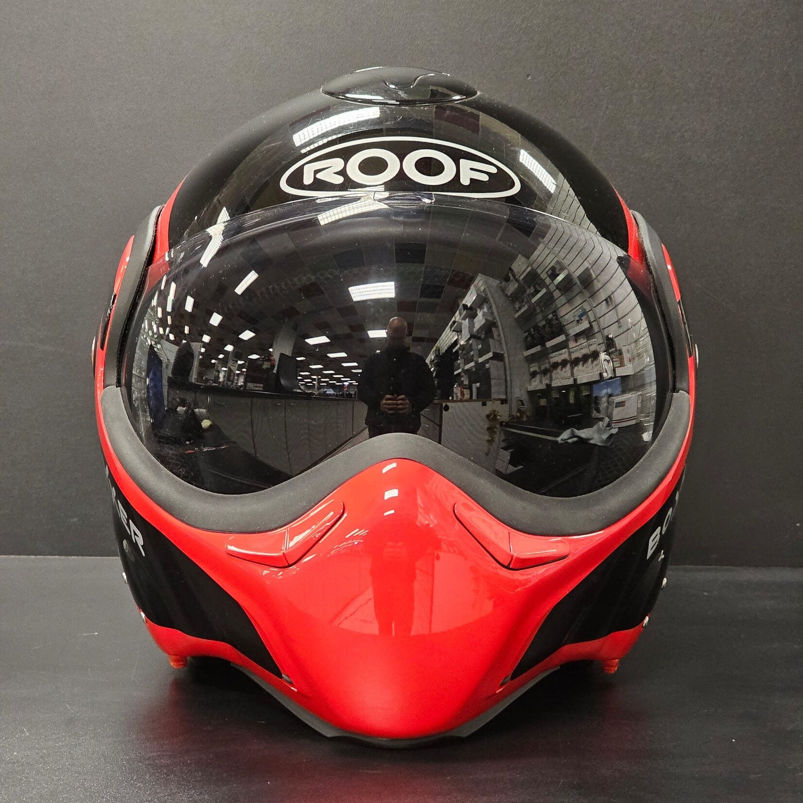 Roof Roof helmet RO9 new boxxer fuzo black/red