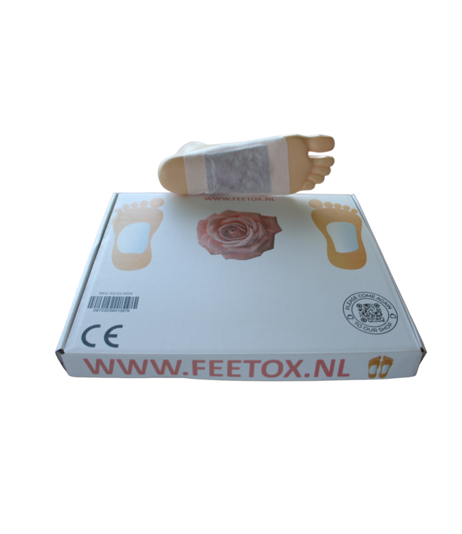 Feetox Detox voetpleister | Roos (32 stuks)