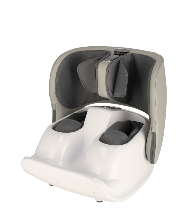 Happy Feet Happy Feet Pro blanc, le massage ferme et polyvalent des pieds et des mollets