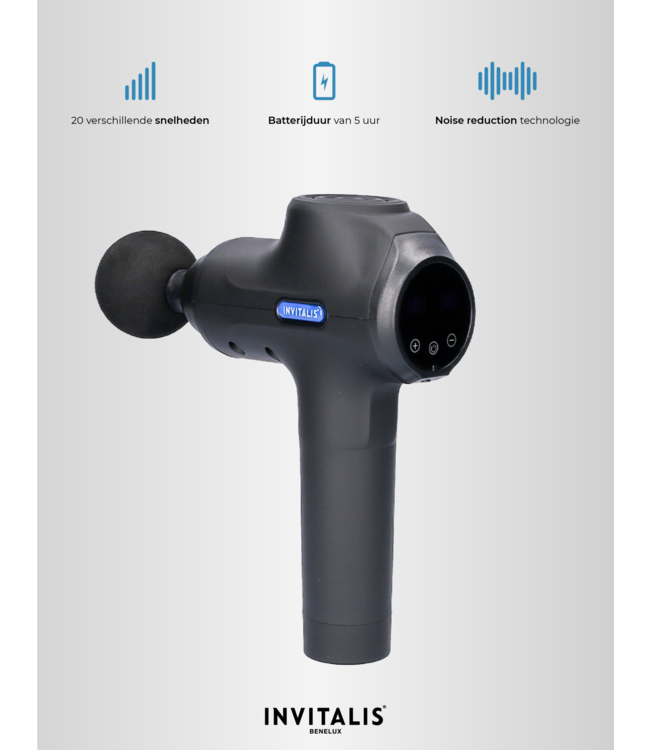 Invitalis Refurbished - Vitaly Med Gun, professional and powerful massage gun