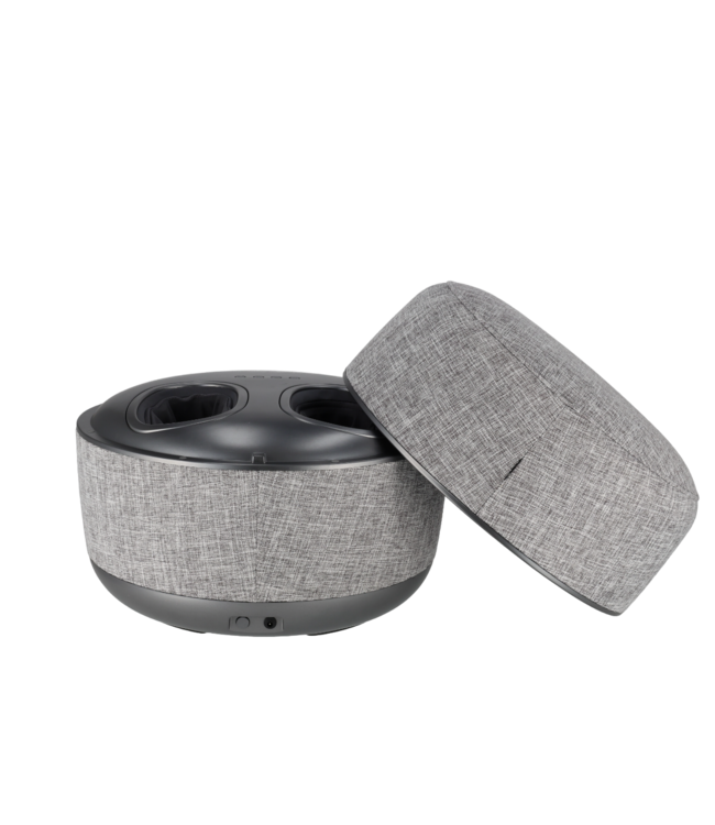 Happy Feet Happy Feet Home gris, el masaje firme y versátil de pies y pantorrillas