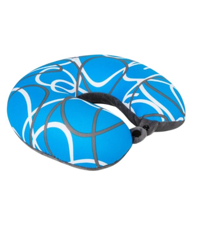 Invitalis Kuschelmaxx  cou - oreiller de voyage bleu