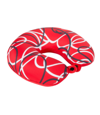 Invitalis Kuschelmaxx neck - travel pillow red