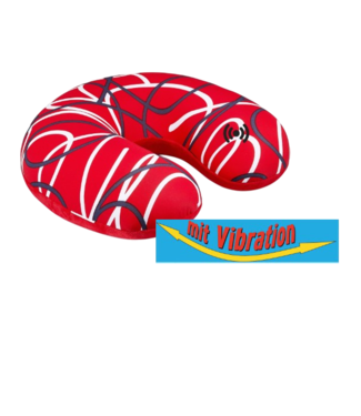 Invitalis Kuschelmaxx  cou - oreiller de voyage rouge avec vibration