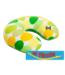 Invitalis  Coussin de voyage Kuschelmaxx vert - cercle jaune avec vibration