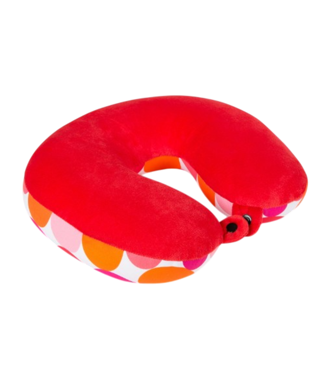 Invitalis  Kuschel Maxx almohada de viaje para el cuello círculo naranja con vibración