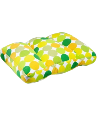 Invitalis Oreiller de couchage Kuschelmaxx punkte gelb
