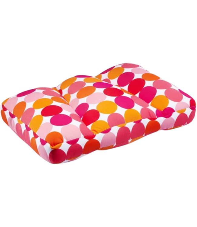 Invitalis Oreiller de couchage Kuschelmaxx punkte orange