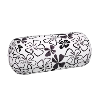 Invitalis Kuschelmaxx printed roll blumen nero
