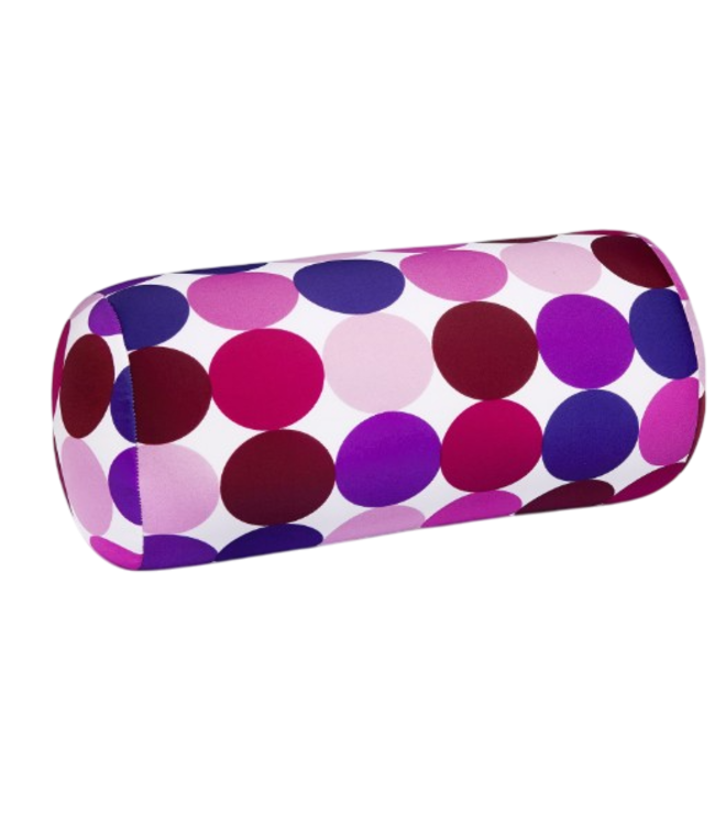 Invitalis Kuschelmaxx bedruckte Rolle punkte violet