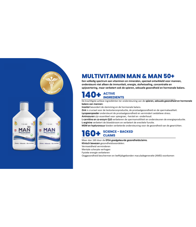 Swedish Healtbrand Man Multivitamine