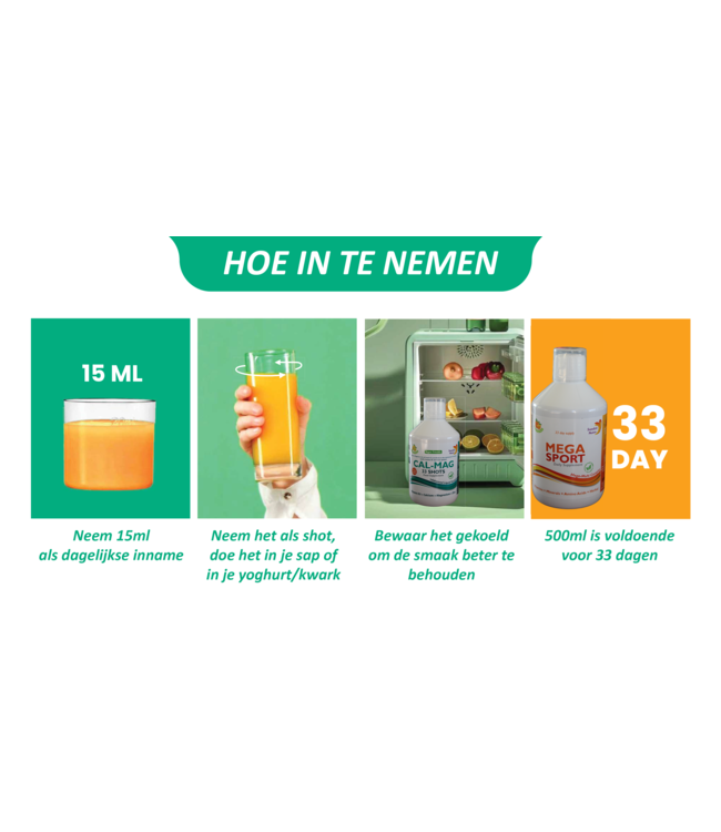 Swedish Healtbrand Wapń-magnez Witamina w płynie (BEZ GMO) na 33 dni zawiera miarkę, cynk, witamina C+D, wegańska, bezglutenowa, bez drożdży, zawartość 500 ml, porcja dzienna 15 ml