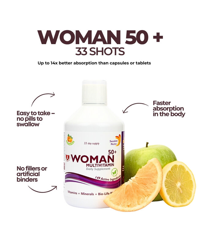 Swedish Healtbrand Woman 50+ Mutlivitamine
