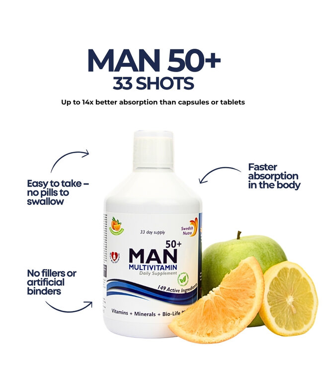 Swedish Healtbrand Man 50+ Multivitamine